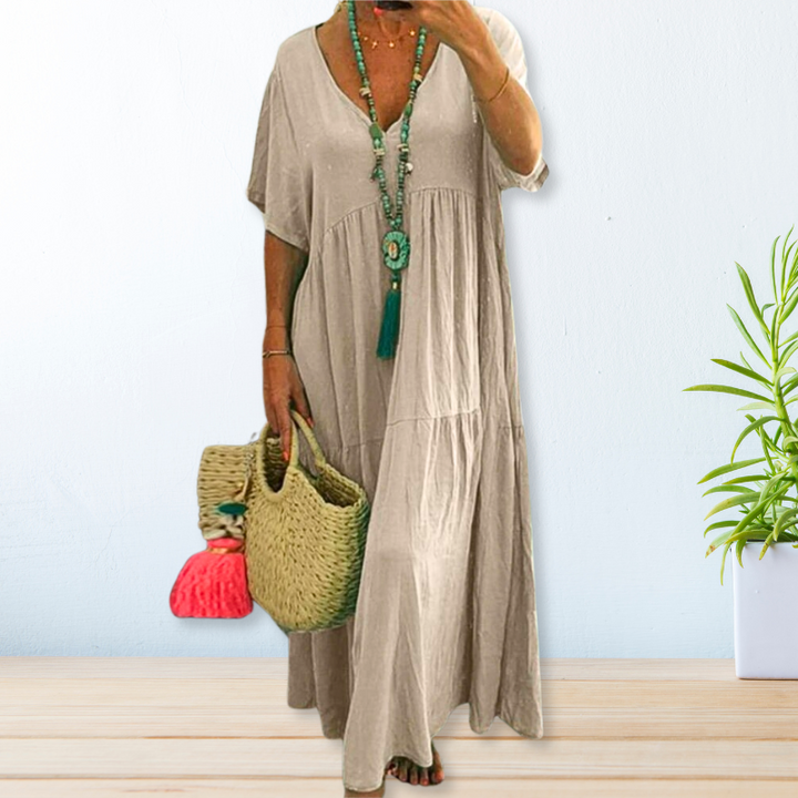 Maelis - Cotton Linen Dress