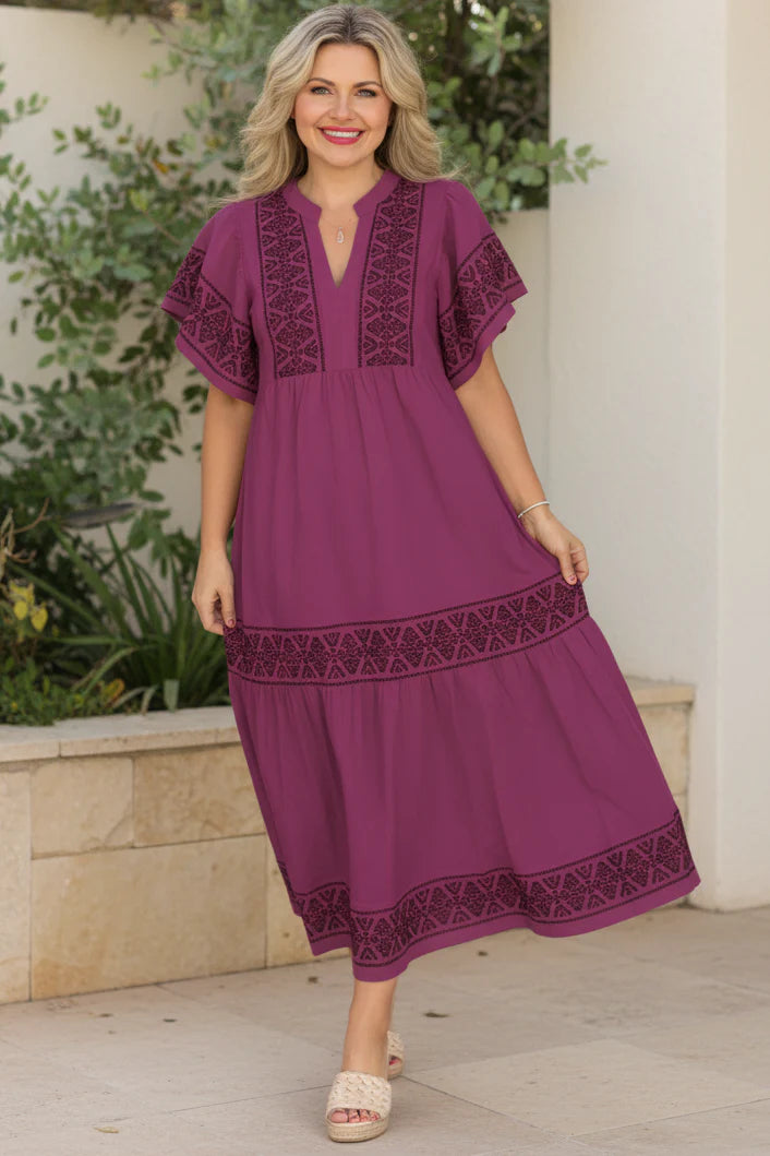 NANCY - BOHO MAXI DRESS