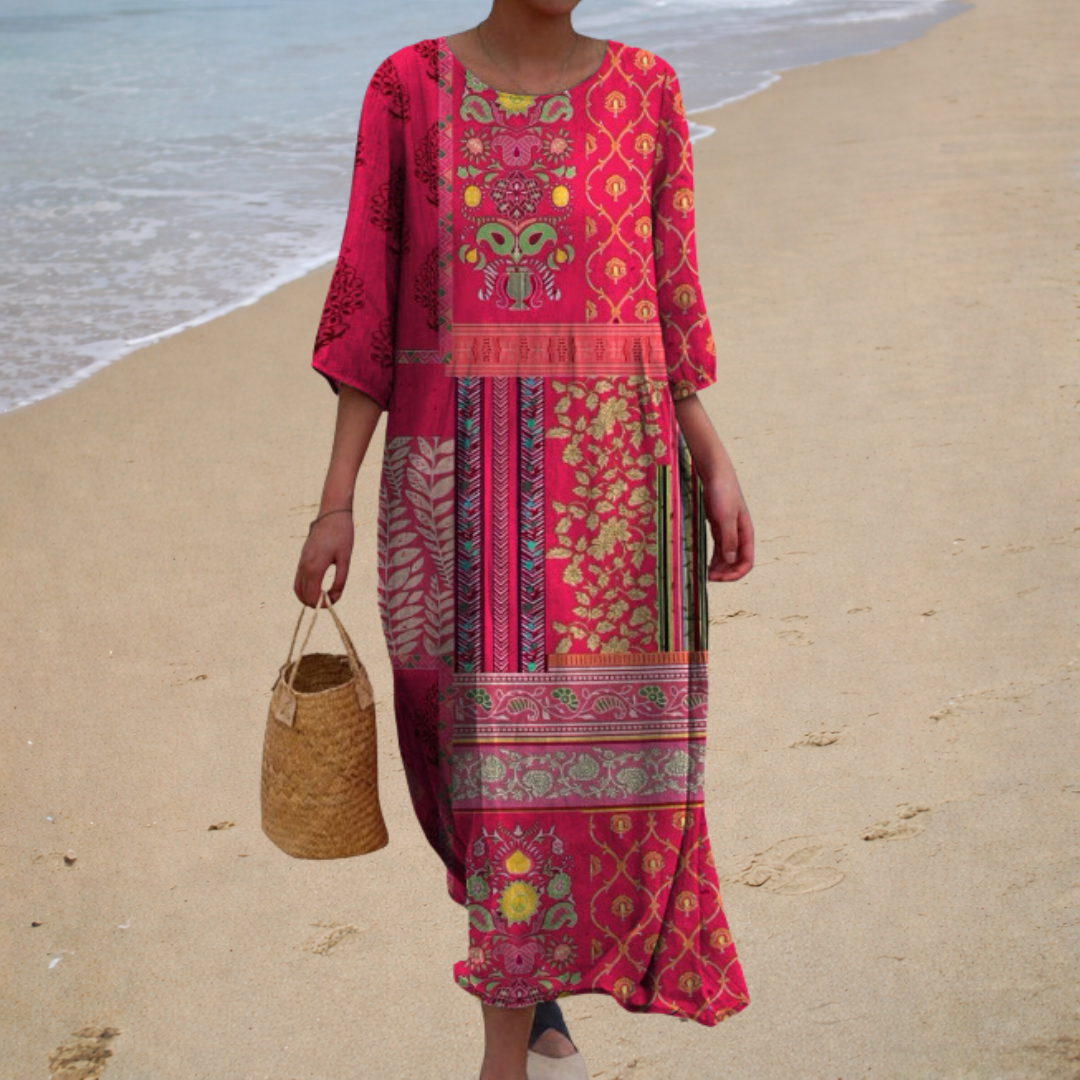 A Chic and Comfortable, Flowing Maxi Dress