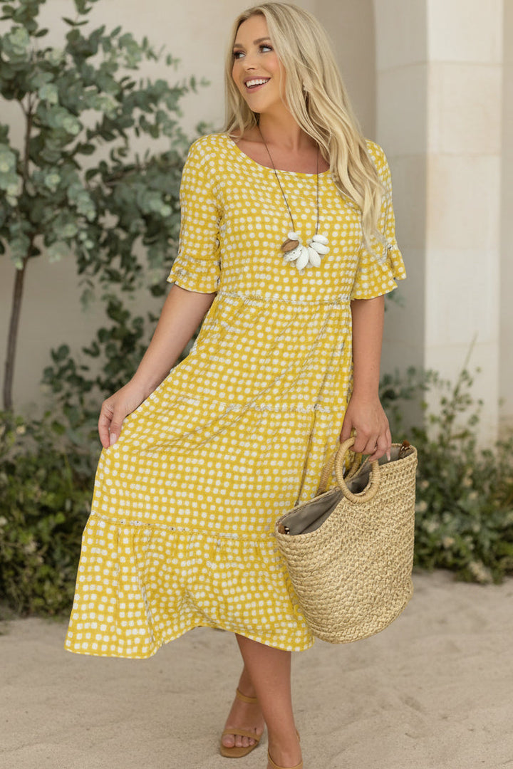 JOANNA - STYLISH PRINT DRESS