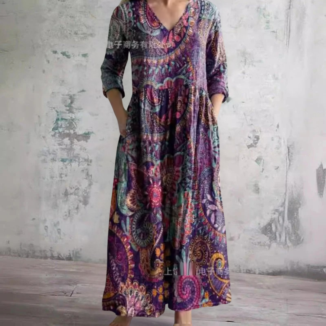 Mandy™ | Elegant Floral Summer Maxi Dress