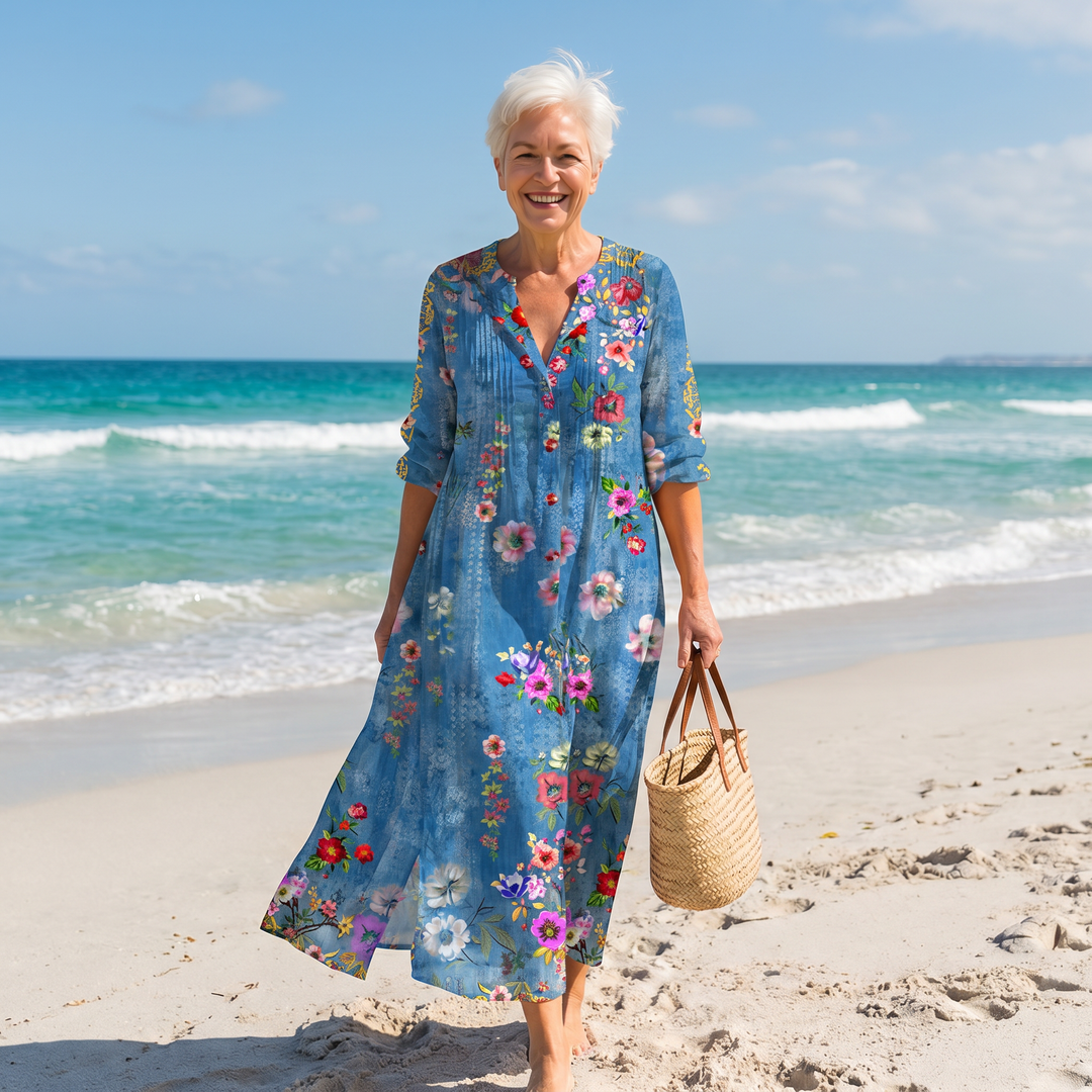 Arlina | Radiant Bloom Maxi Dress