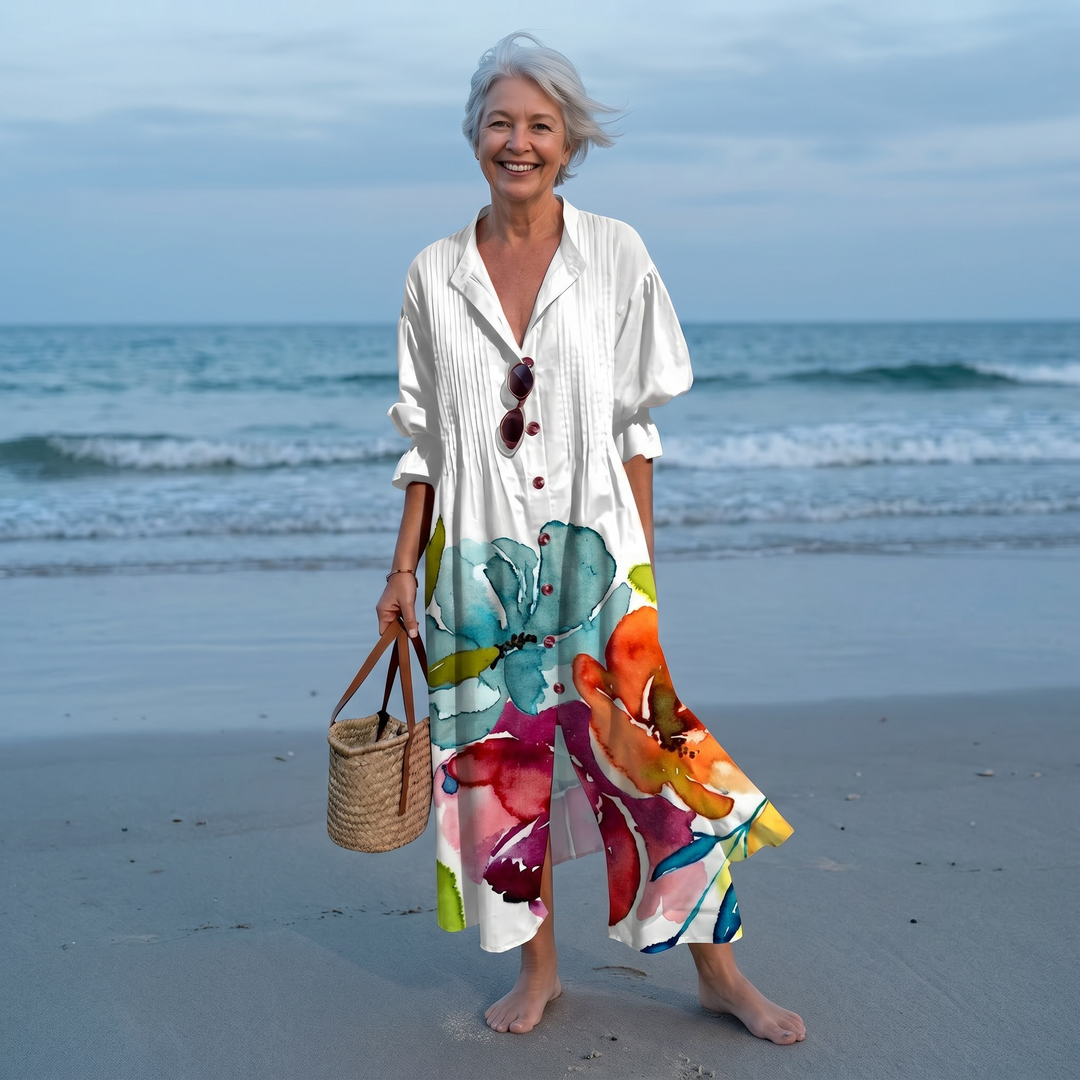 Saphira | Radiant Bloom Maxi Dress