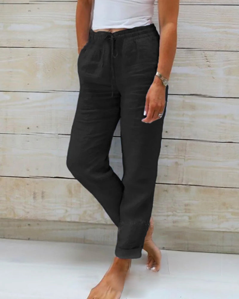 Elowen™ – Relaxed Drawstring Trousers