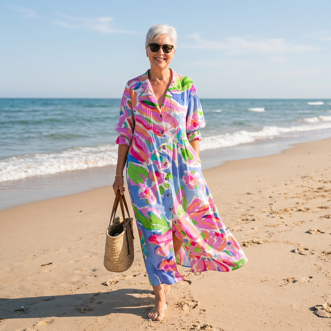 Maelis | Radiant Bloom Maxi Dress