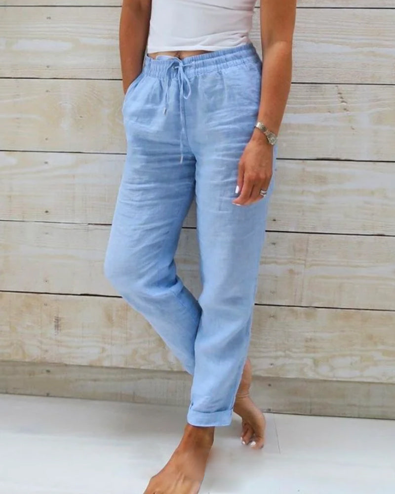 Elowen™ – Relaxed Drawstring Trousers