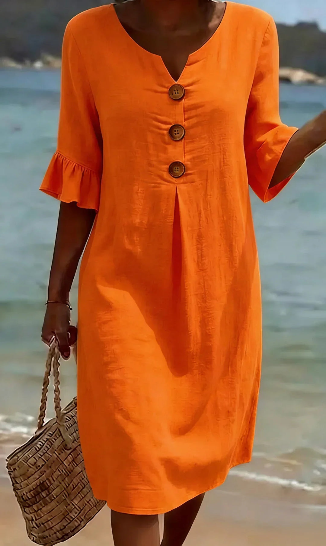 Radmila™ | Textured Long Sleeve Dress -