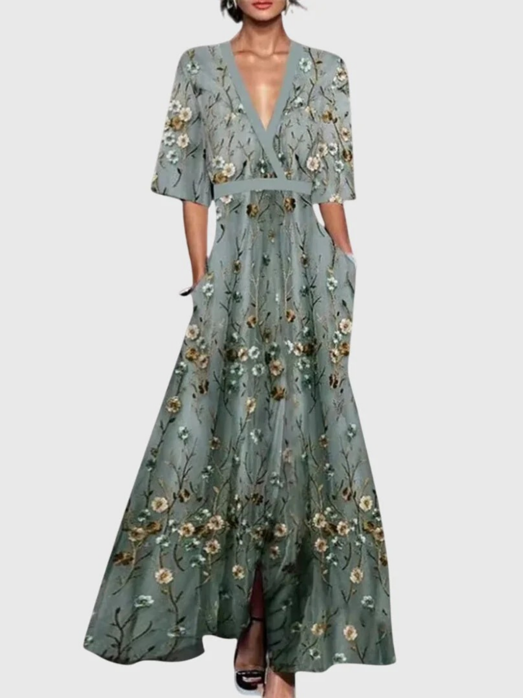 Christelle™ | Elegant Spring Maxi Dress -