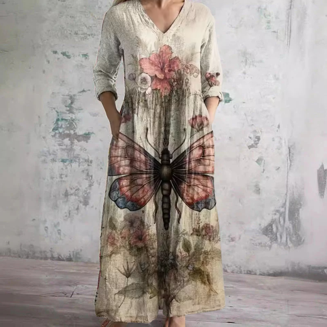 Evelyn™ | Elegant Floral Summer Maxi Dress