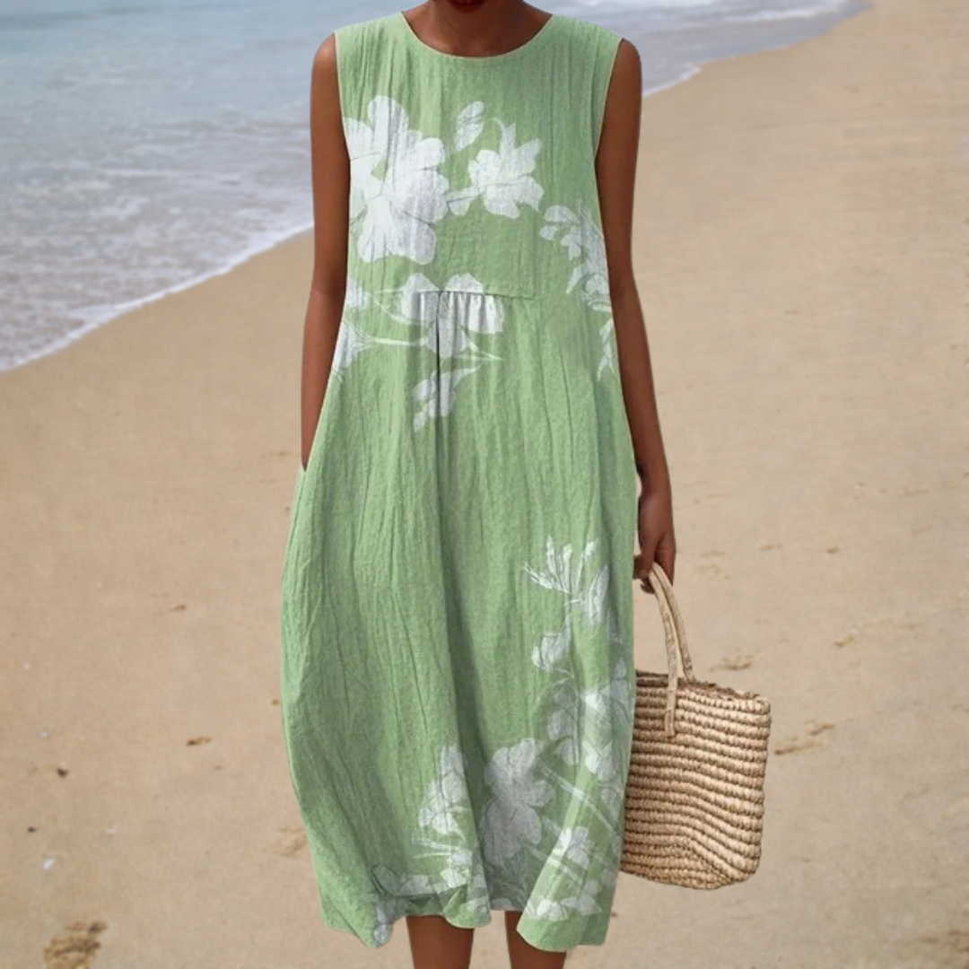 Summer Mint Green Sleeveless Dress