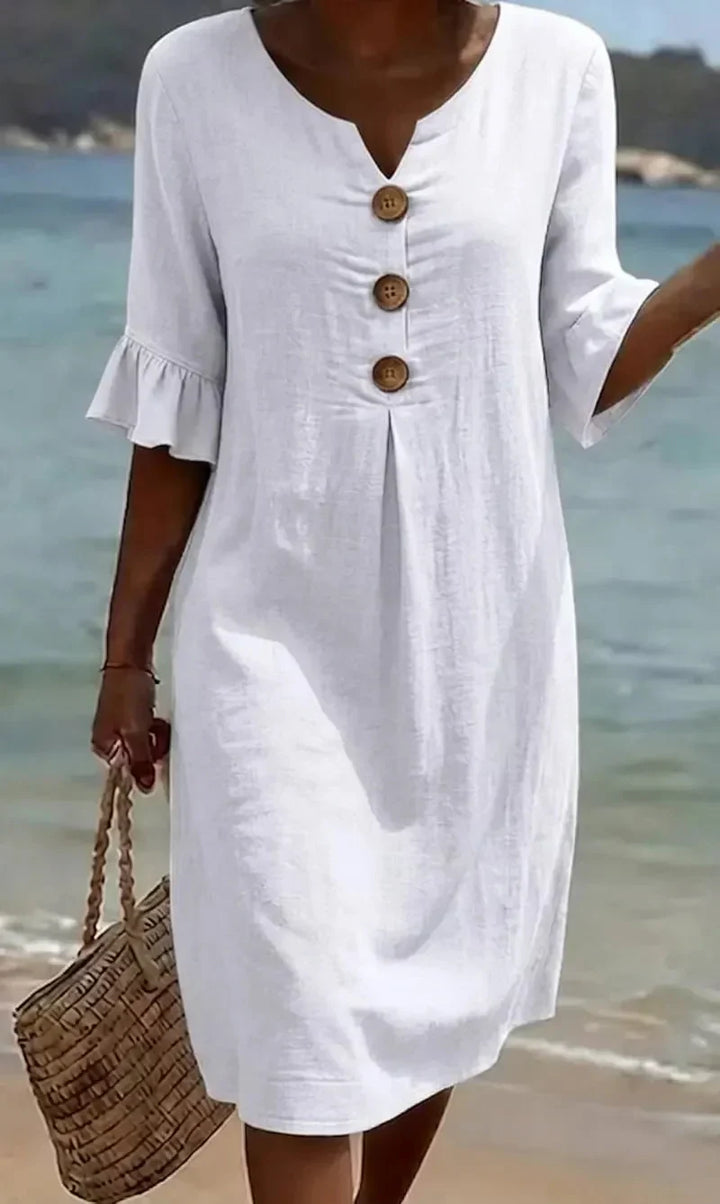 Radmila™ | Textured Long Sleeve Dress -