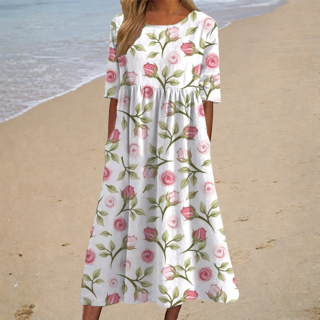 Long Flowing, Stylish and Comfortable Dress