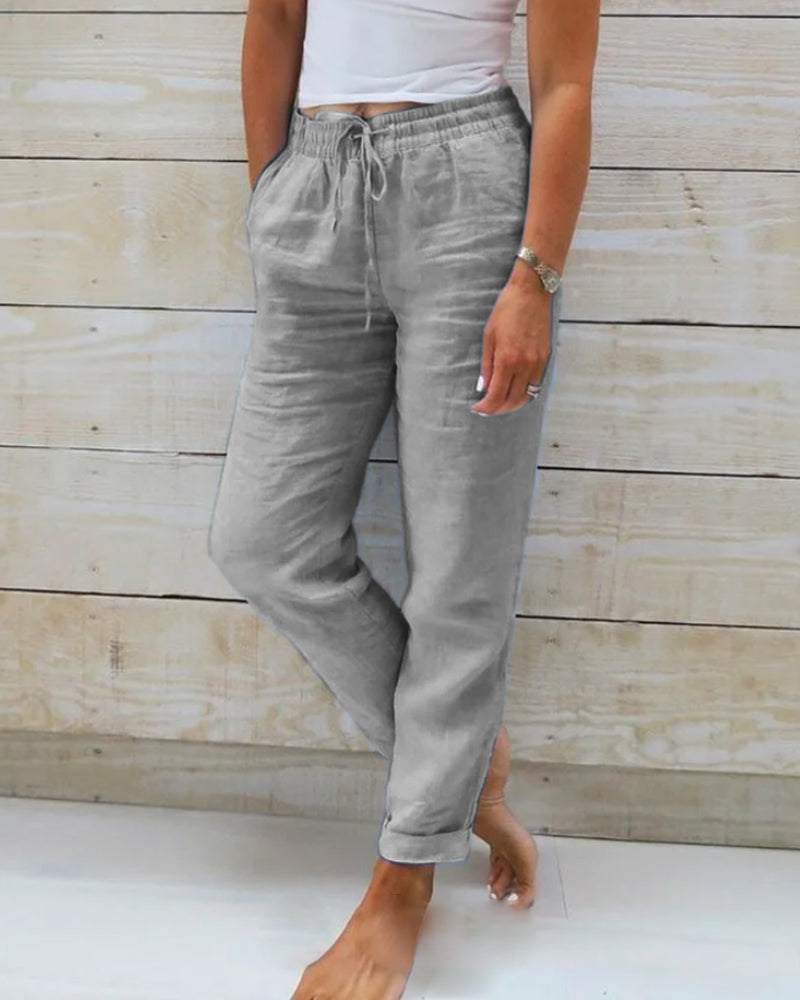 Elowen™ – Relaxed Drawstring Trousers