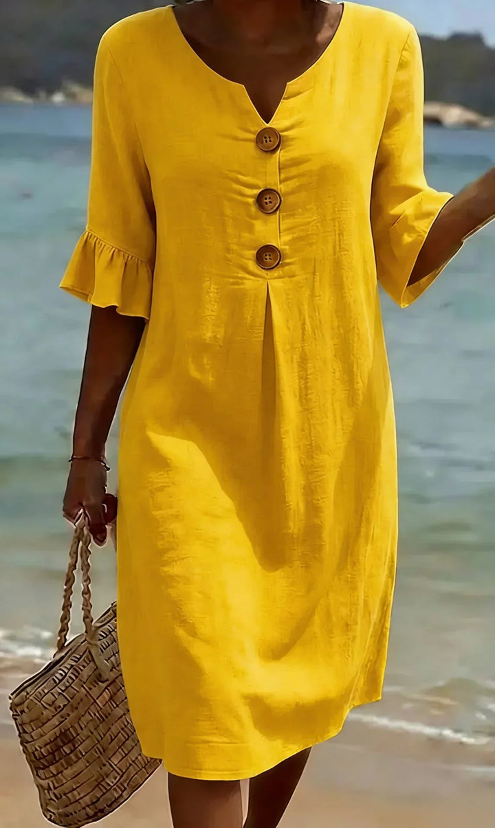 Radmila™ | Textured Long Sleeve Dress -