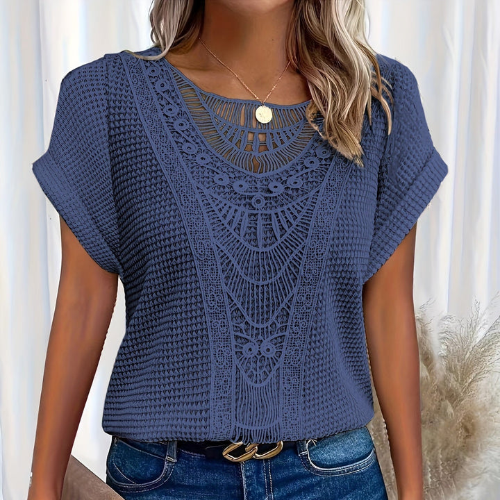 Flora™ | Detailed Knitted Top