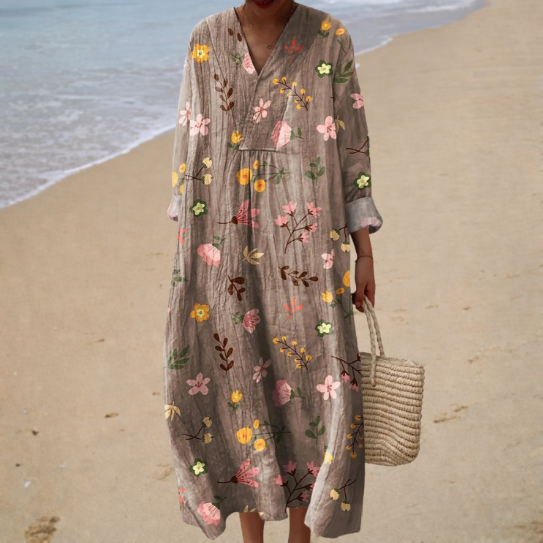 Summer Dress with Flattering Print