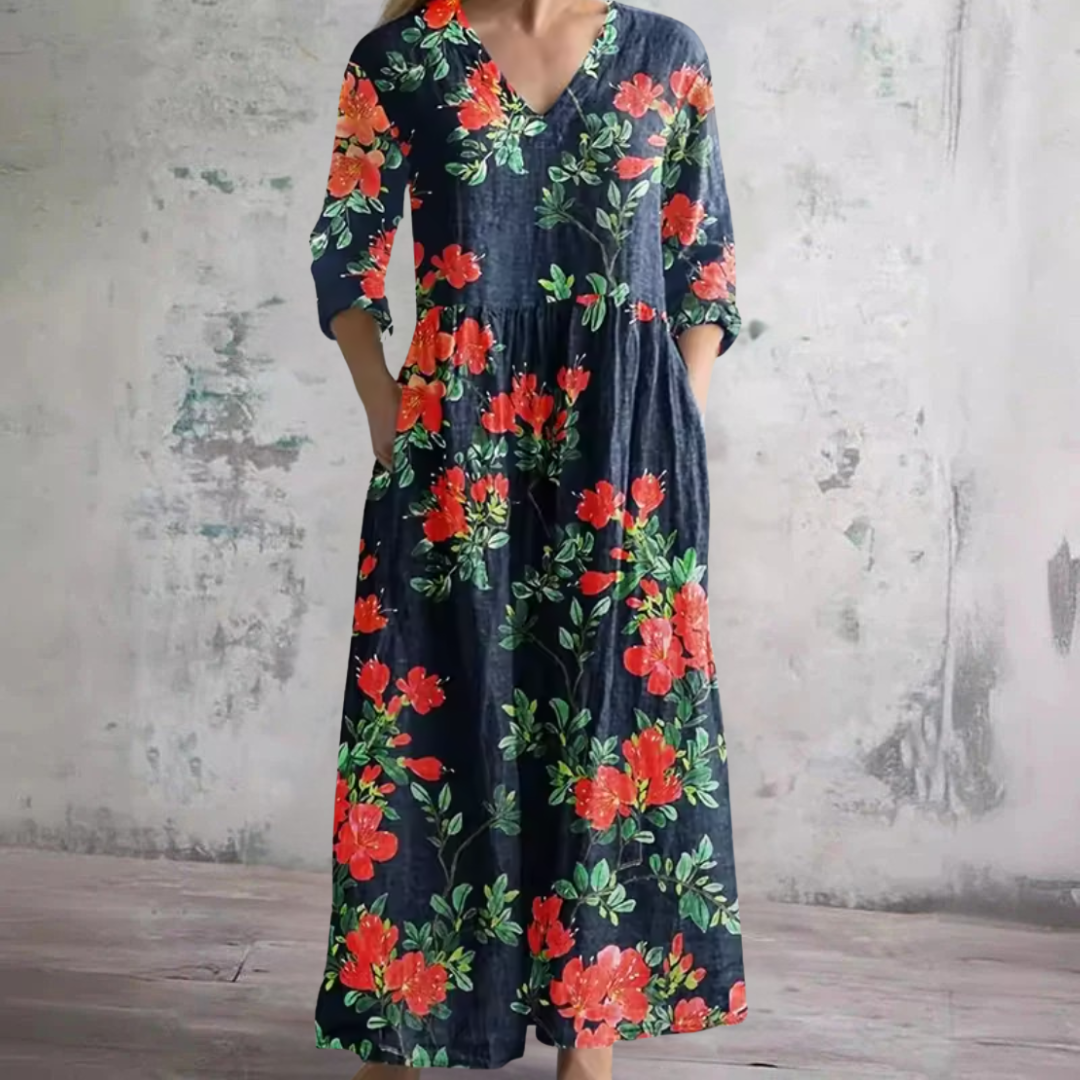 Wendy™ | Floral Summer Maxi Dress