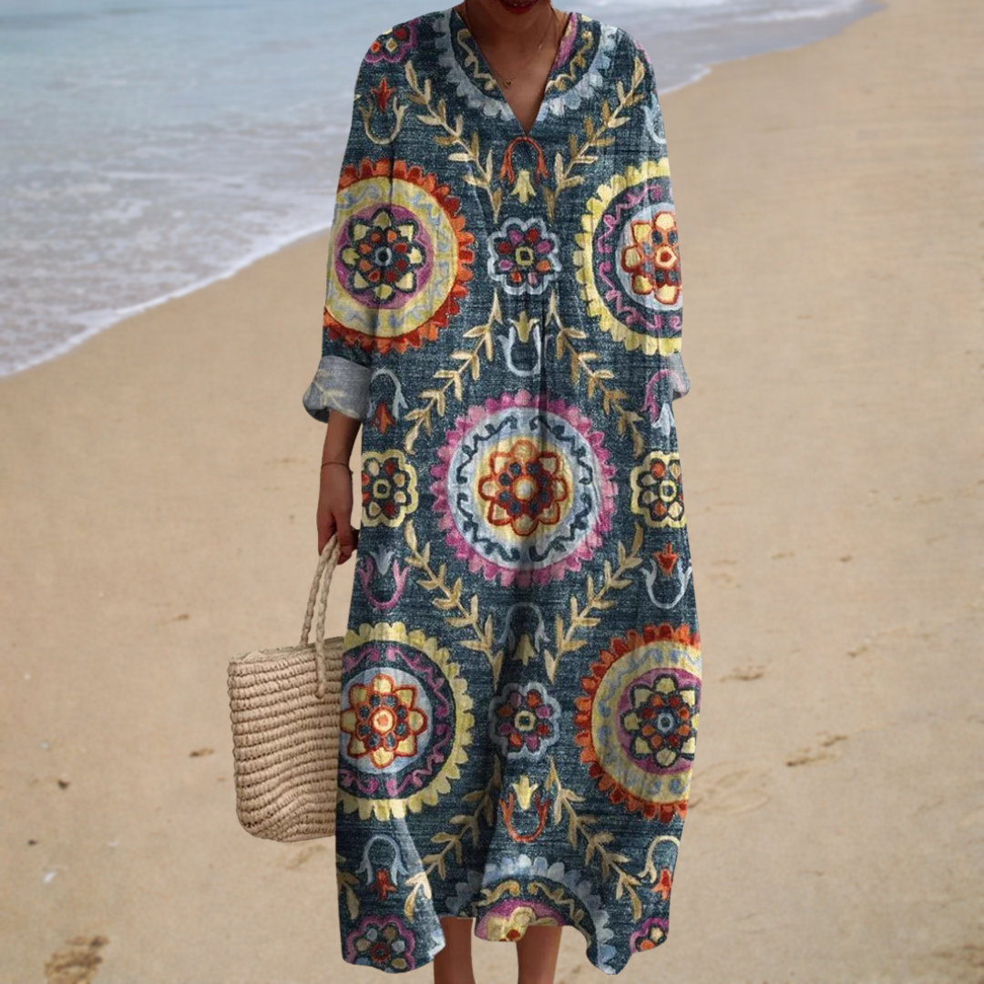 Airy Spiral Summer Dress