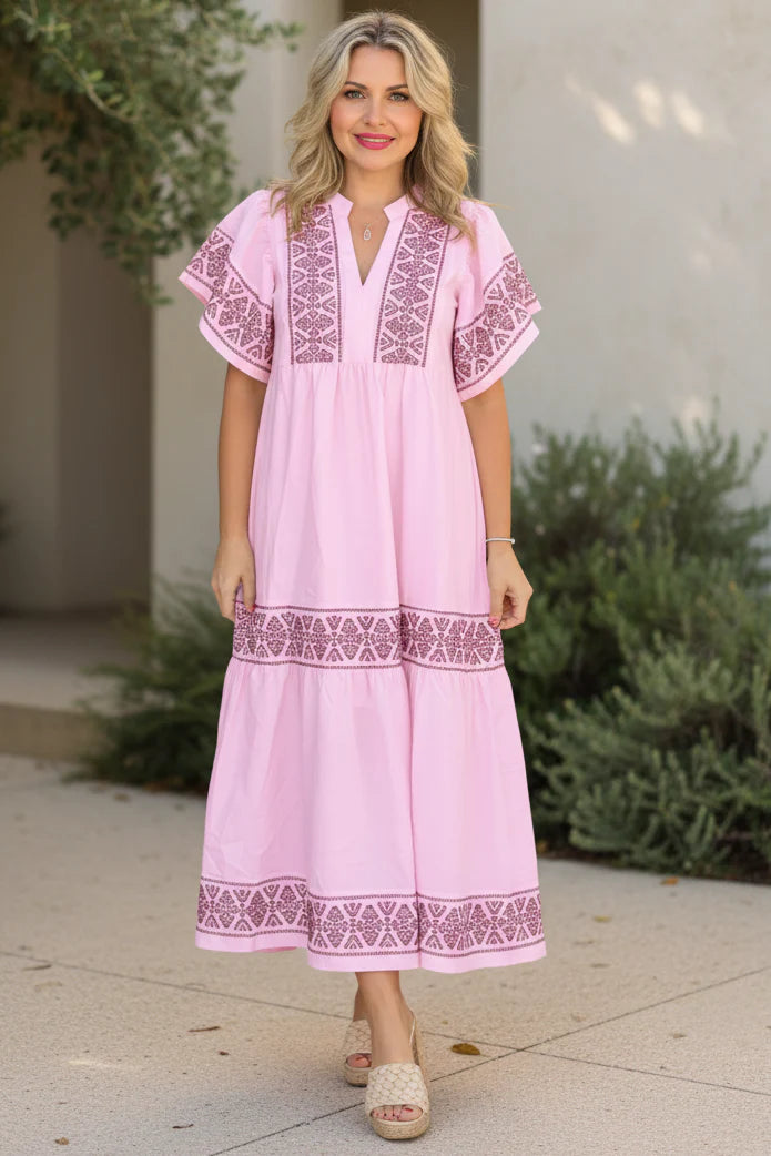 NANCY - BOHO MAXI DRESS