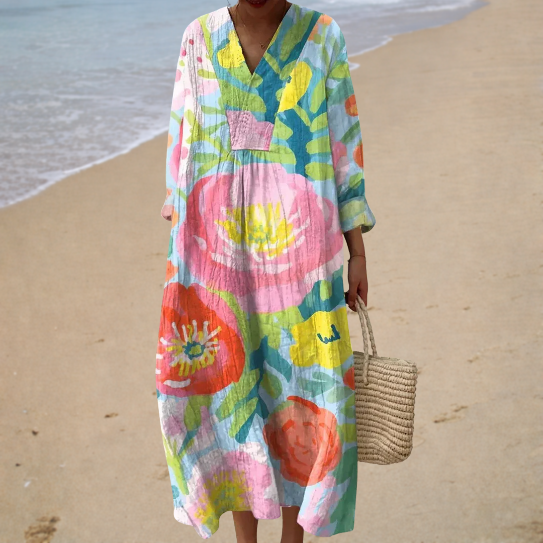 Airy Loose-Fitting Summer Dress