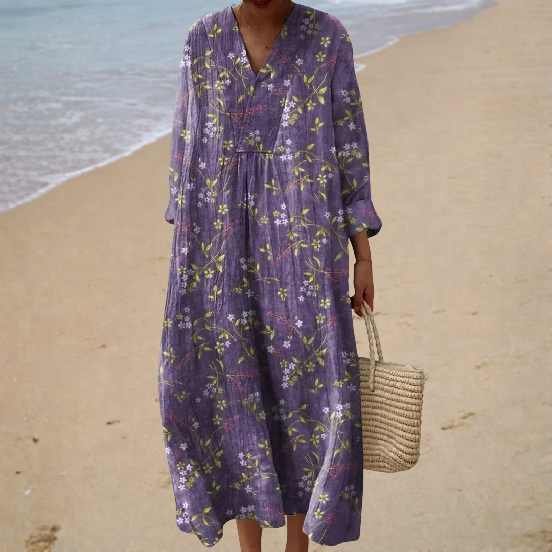 Flattering Printed Dress