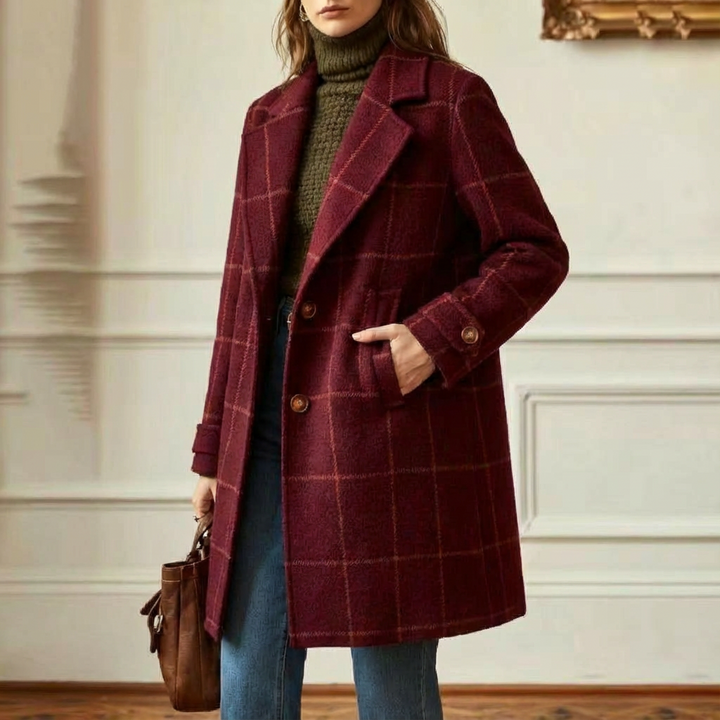 Cambridge Wool Check Coat
