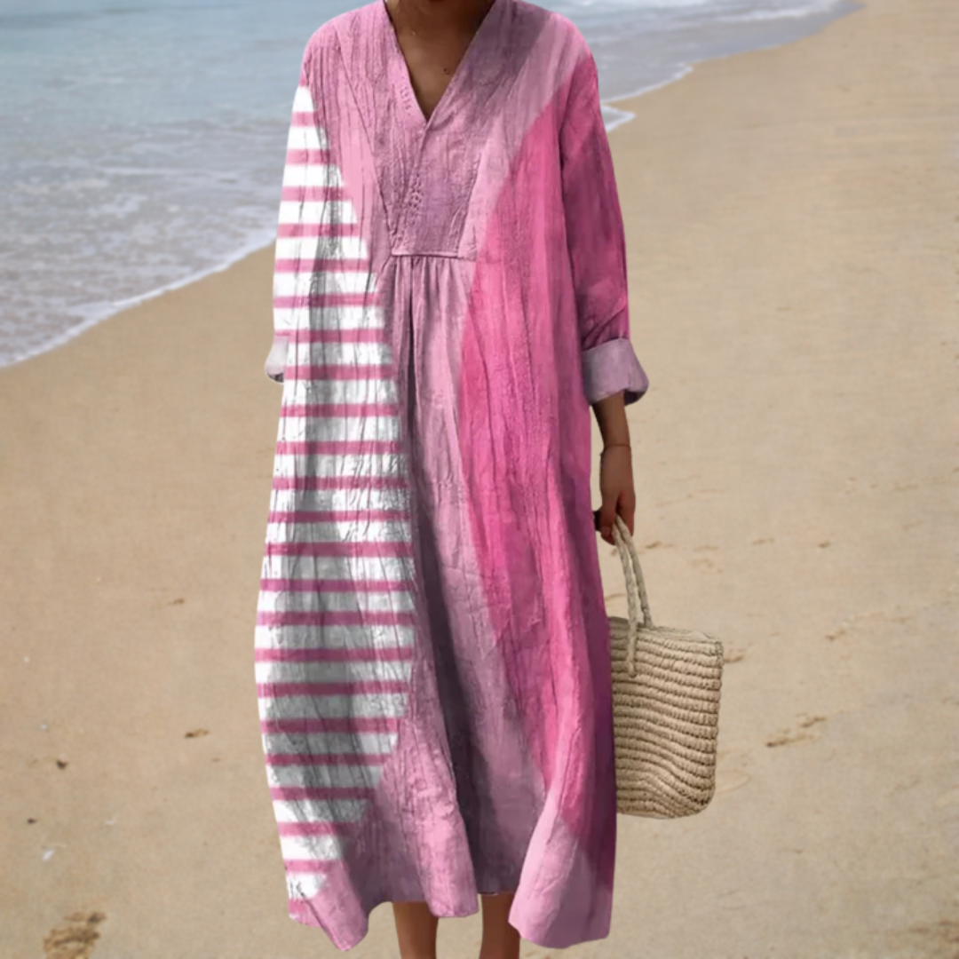 Summer Dress with Print Pattern