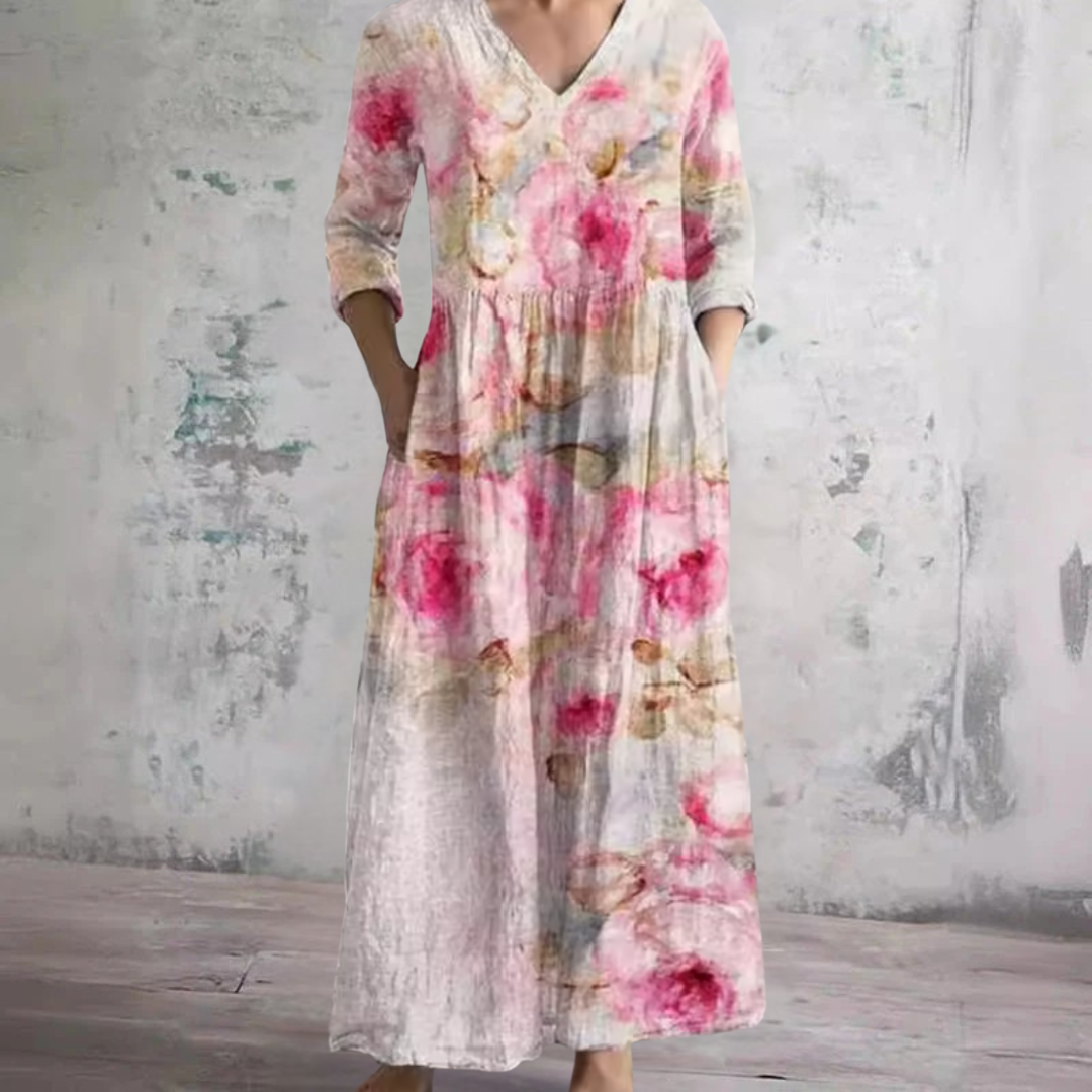 Barbara™ | Elegant Floral Summer Maxi Dress
