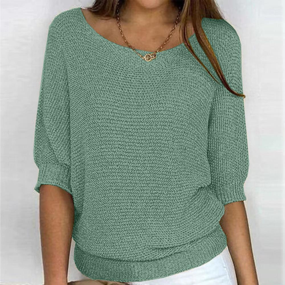 Fiona – Women's Soft Knitted Pullover Sweater