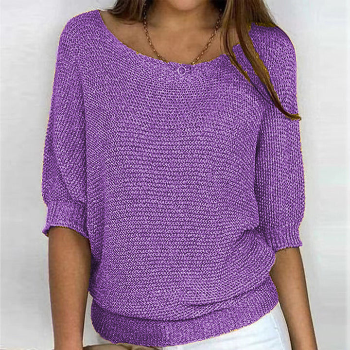 Fiona – Women's Soft Knitted Pullover Sweater