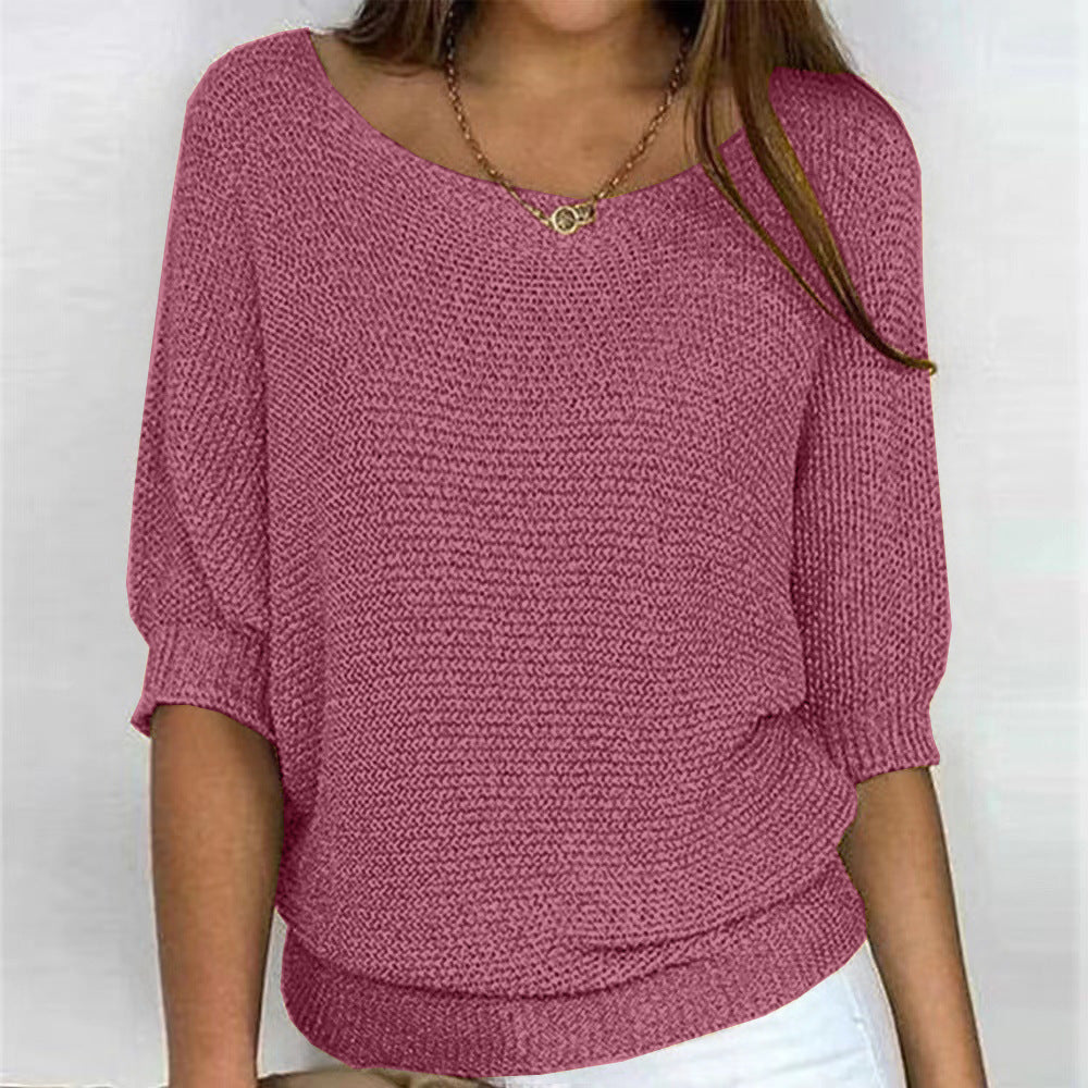 Fiona – Women's Soft Knitted Pullover Sweater