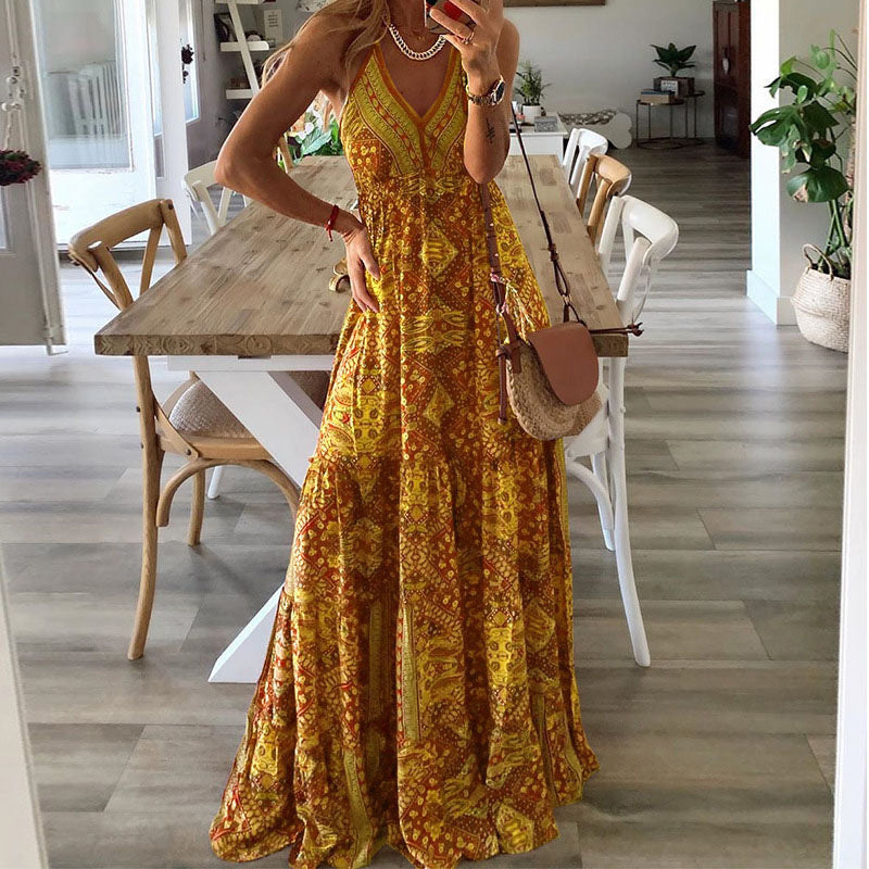 Gweneth - Boho Sleeveless Dress