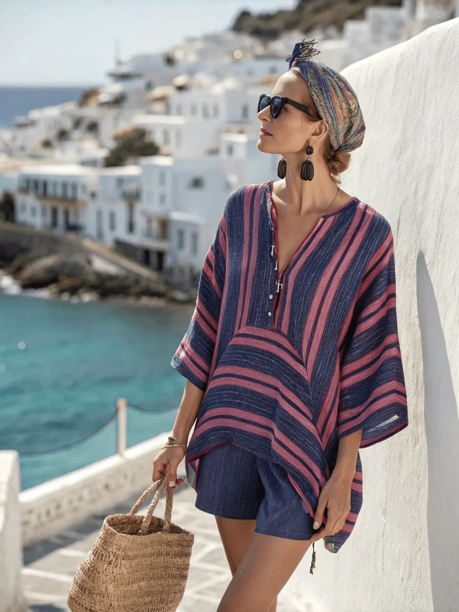 Zarela | Boho Coastal Two-Piece Set