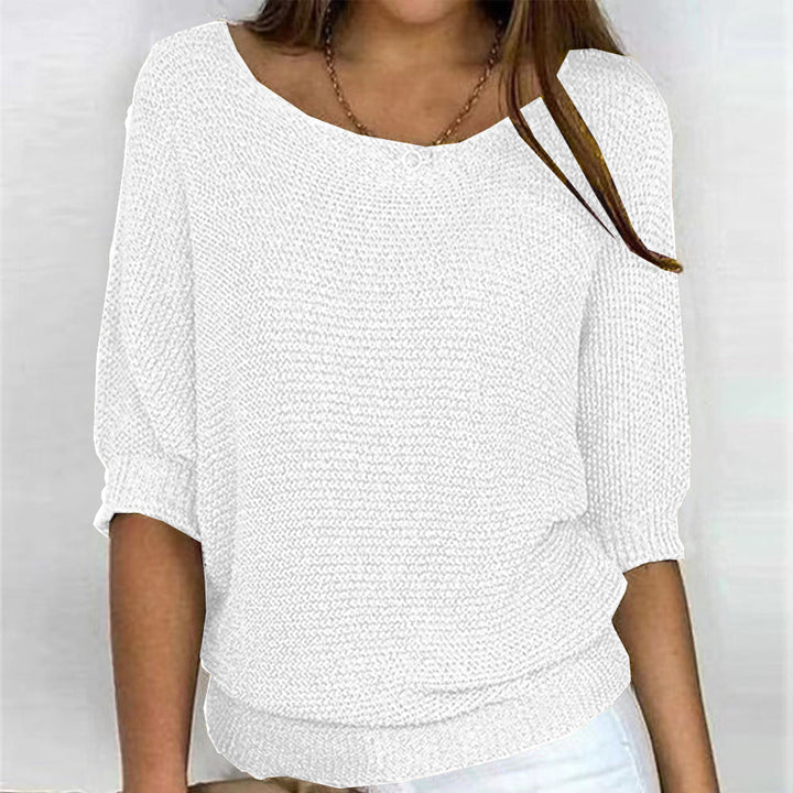 Fiona – Women's Soft Knitted Pullover Sweater