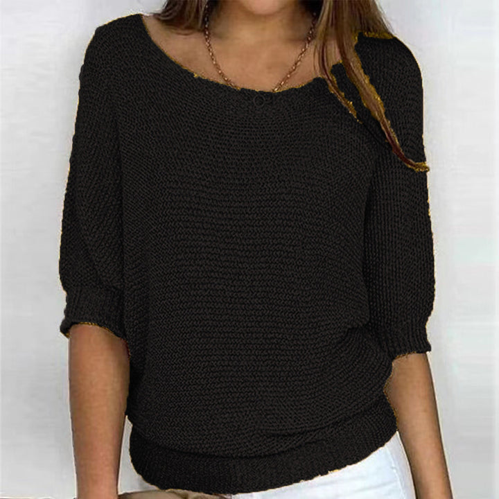 Fiona – Women's Soft Knitted Pullover Sweater