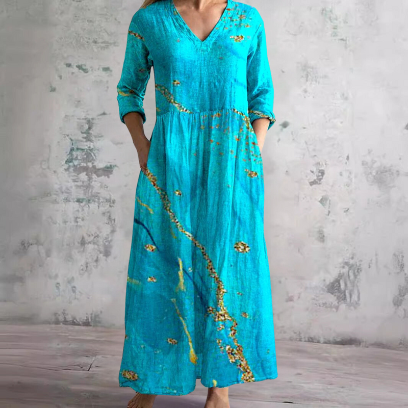 Willow™ | Elegant Floral Summer Maxi Dress