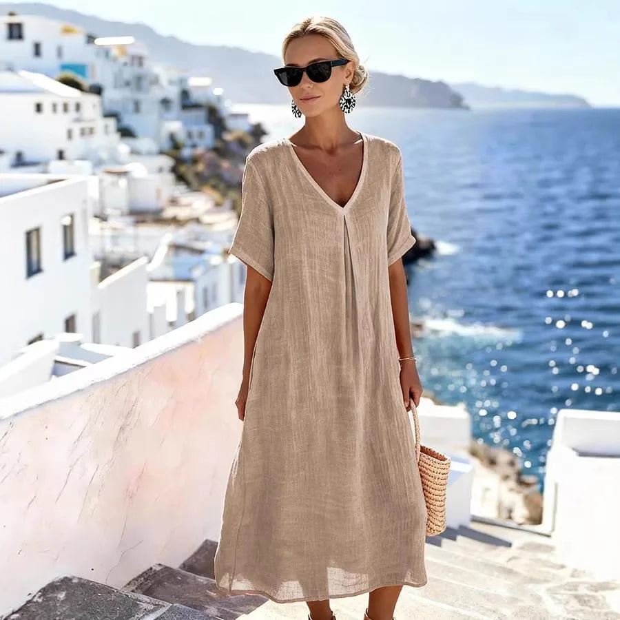 Carolina | Loose-fitting maxi dress