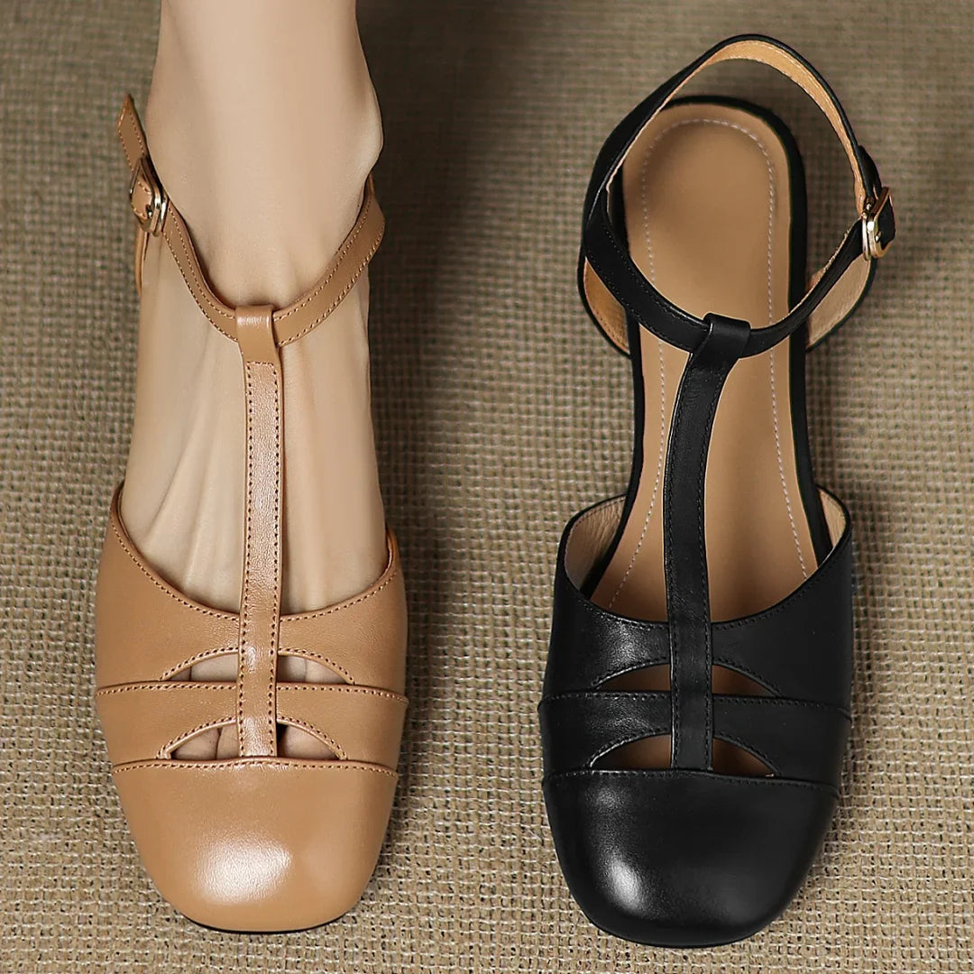 Isabella | Braided Leather Flats
