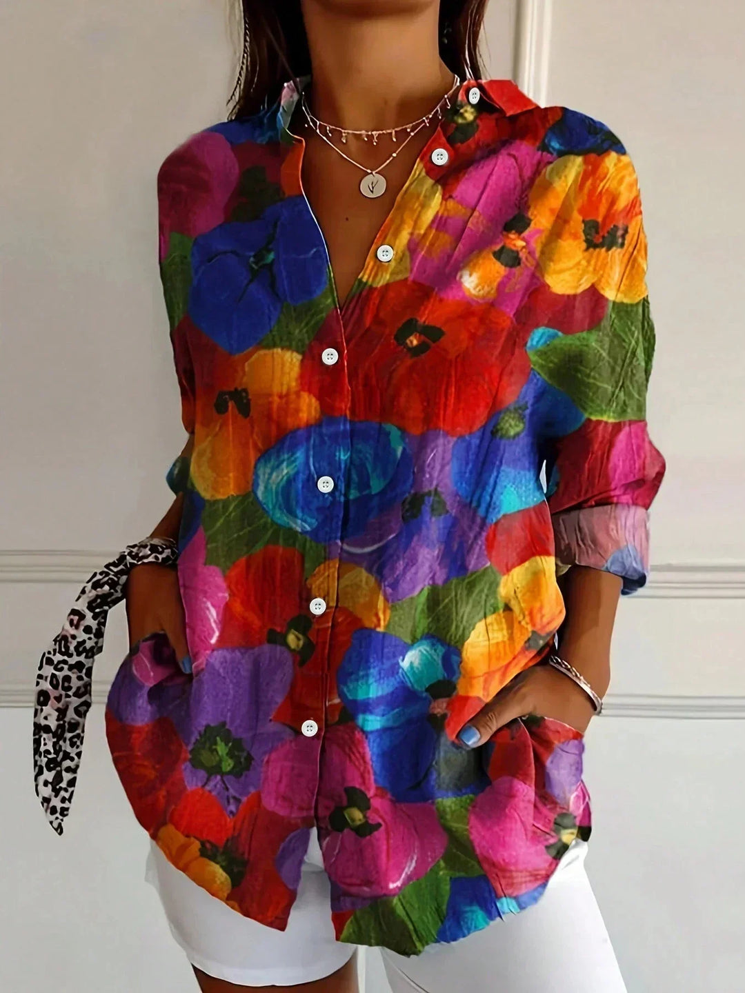 Frida | Bloom Canvas Blouse