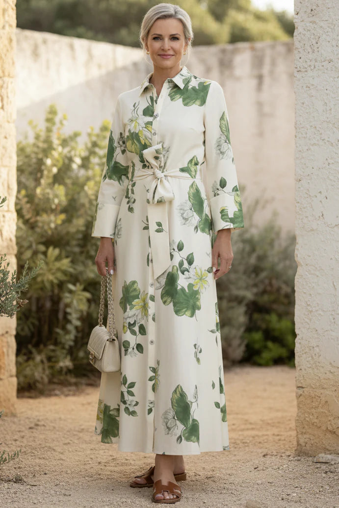 AMARA - ELEGANT FLORAL DRESS