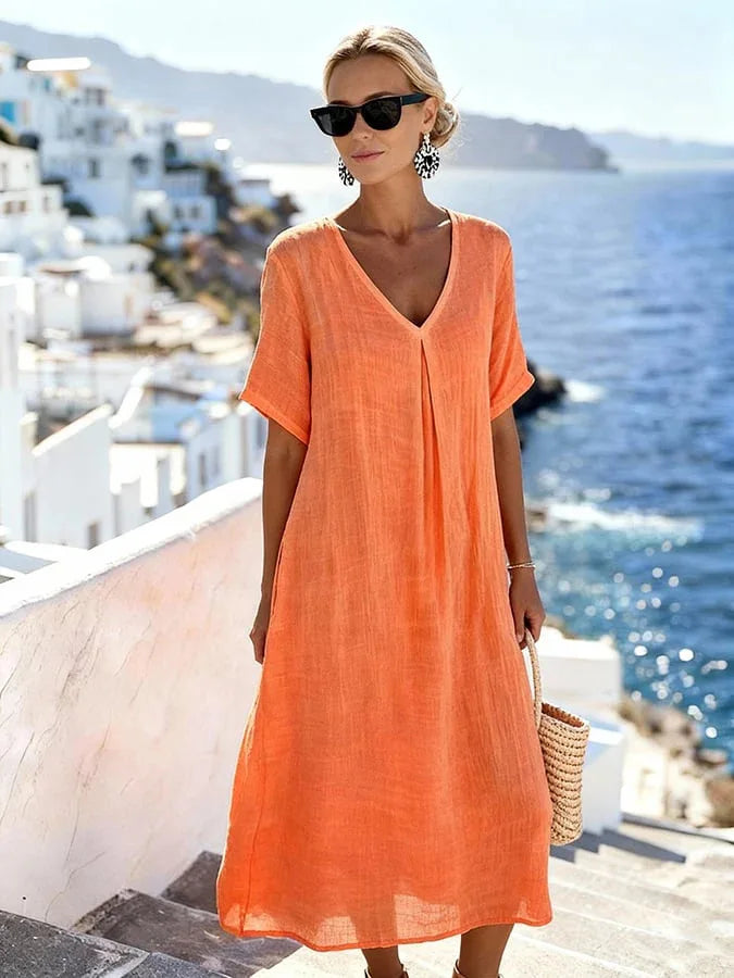 Carolina | Loose-fitting maxi dress