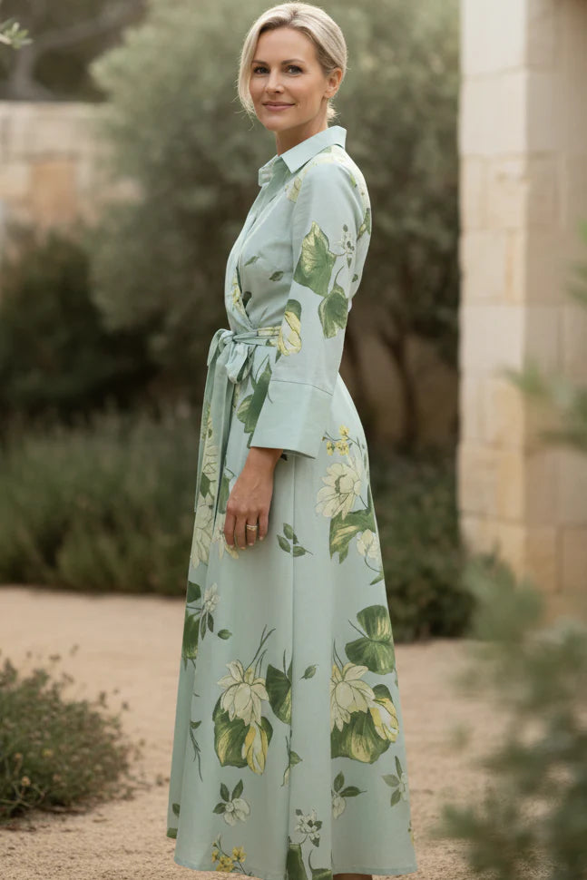 AMARA - ELEGANT FLORAL DRESS