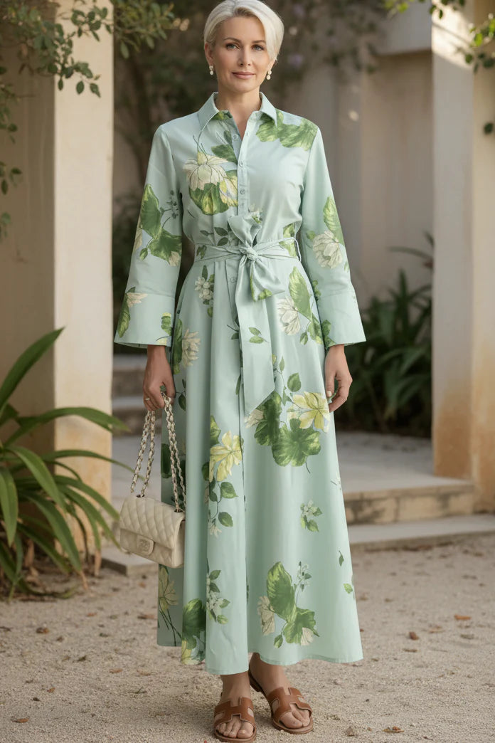 AMARA - ELEGANT FLORAL DRESS