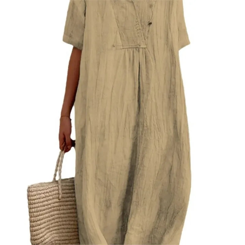 Silvana™ | Relaxed Textured Maxi Dress -