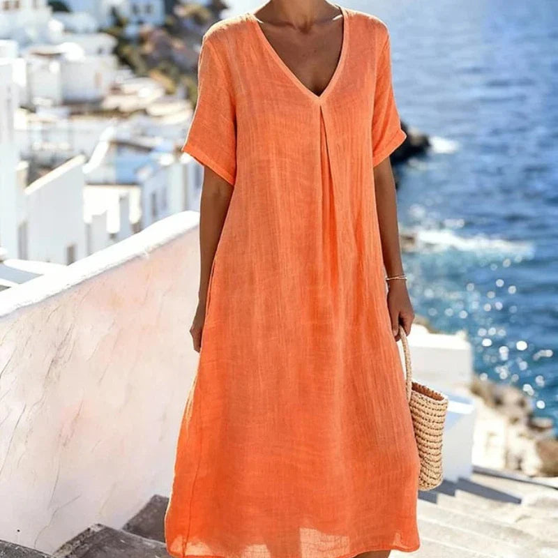 Carolina | Loose-fitting maxi dress