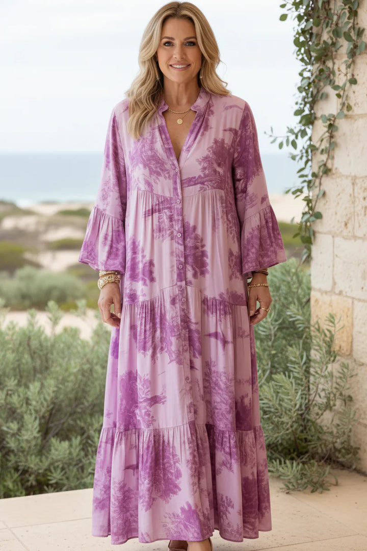 OLIVIA - BOTANICAL MAXI DRESS