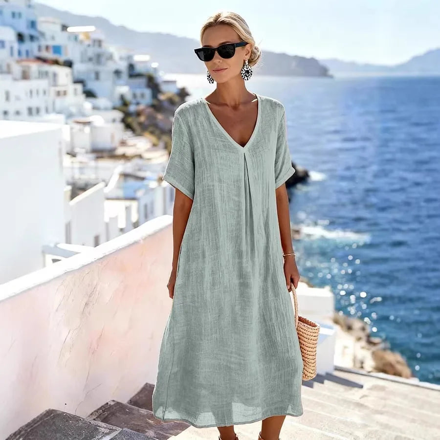 Carolina | Loose-fitting maxi dress