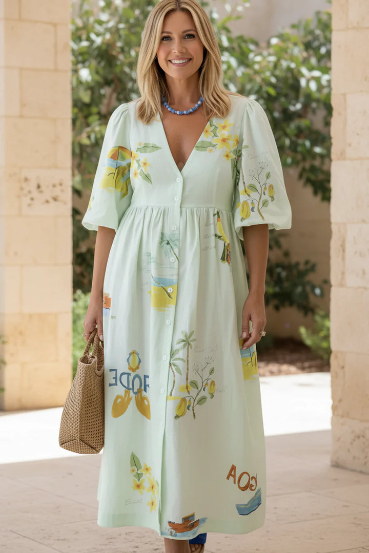 MAEVE – GARDEN BREEZE MIDI DRESS