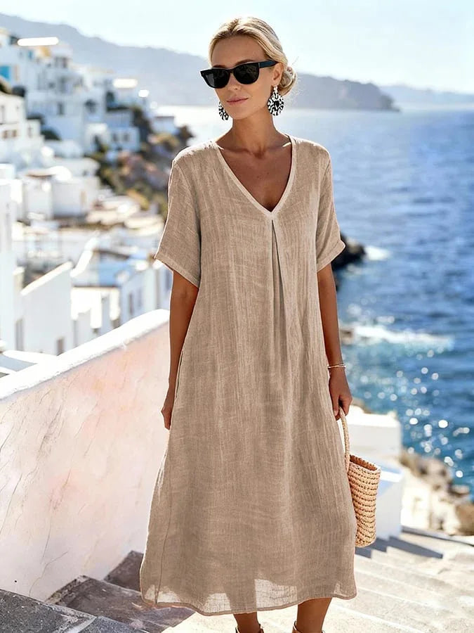 Carolina | Loose-fitting maxi dress
