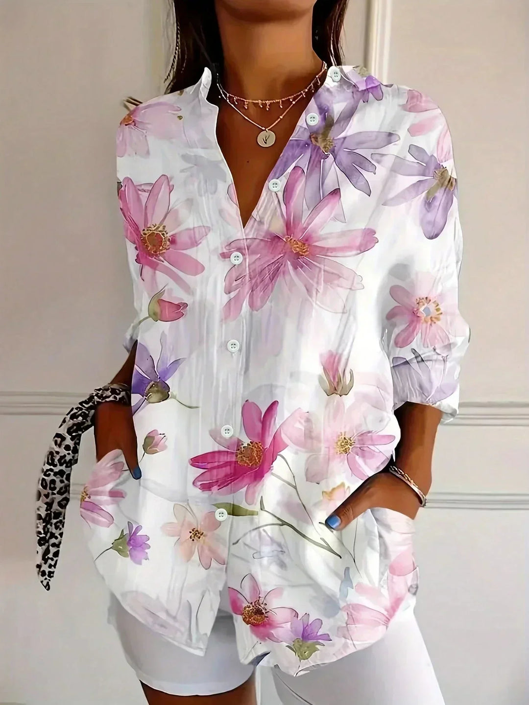 Frida | Bloom Canvas Blouse